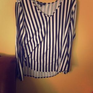 a striped shirt